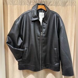 Audrey Faux Leather Jacket